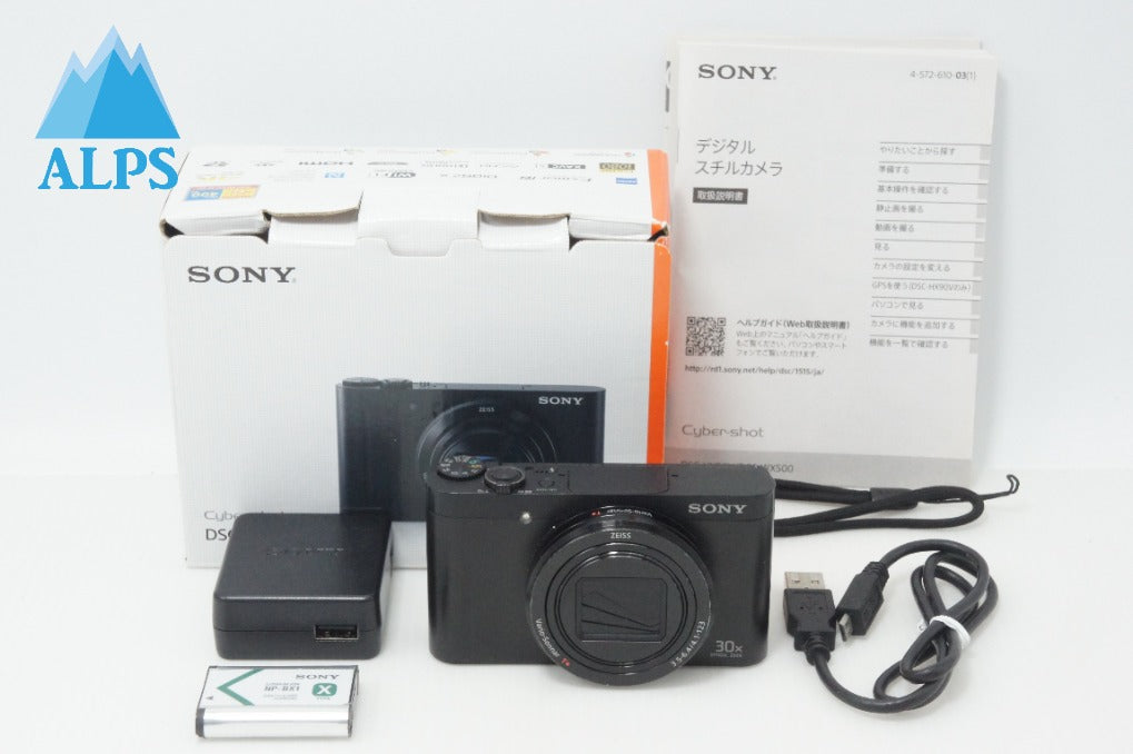SONY ソニー Cyber-shot DSC-WX500 コンパクトデジタルカメラ ブラック 元箱付 260708h