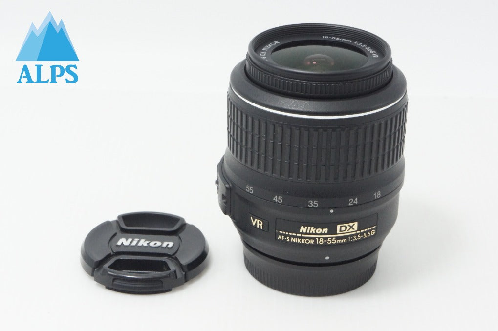 美品 Nikon ニコン AF-S DX NIKKOR 18-55mm F3.5-5.6G VR APS-C ズームレンズ 260708i