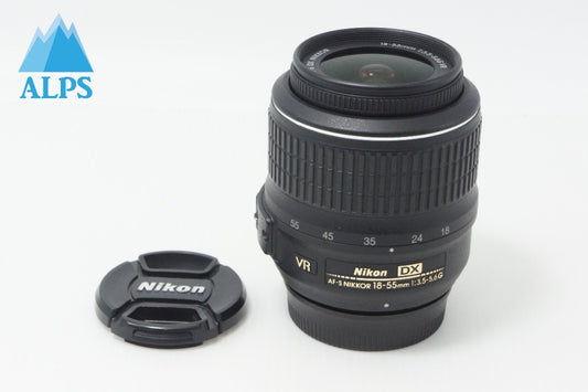 美品 Nikon ニコン AF-S DX NIKKOR 18-55mm F3.5-5.6G VR APS-C ズームレンズ 260708i