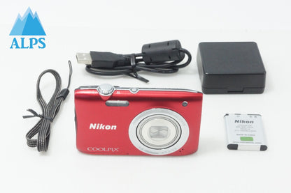 美品 Nikon ニコン COOLPIX S2900 コンパクトデジタルカメラ レッド 260708ic