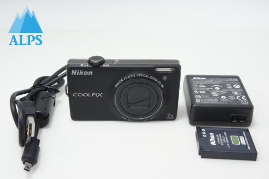 美品 Nikon ニコン COOLPIX S6000 コンパクトデジタルカメラ ブラック 260708ie