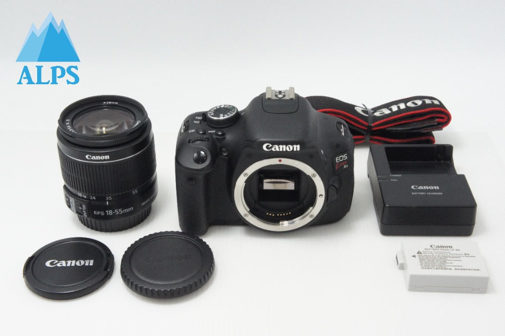 良品 Canon キヤノン EOS Kiss X5 ボディ + EF-S 18-55mm IS II レンズキット デジタル一眼レフカメラ 260708y