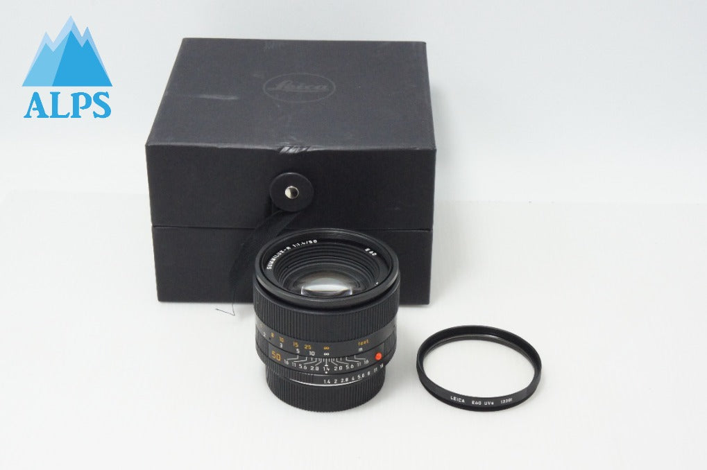 美品 LEICA ライカ SUMMILUX-R 50mm F1.4 ROM E60 Rマウント 単焦点レンズ フィルター 元箱付 260708z