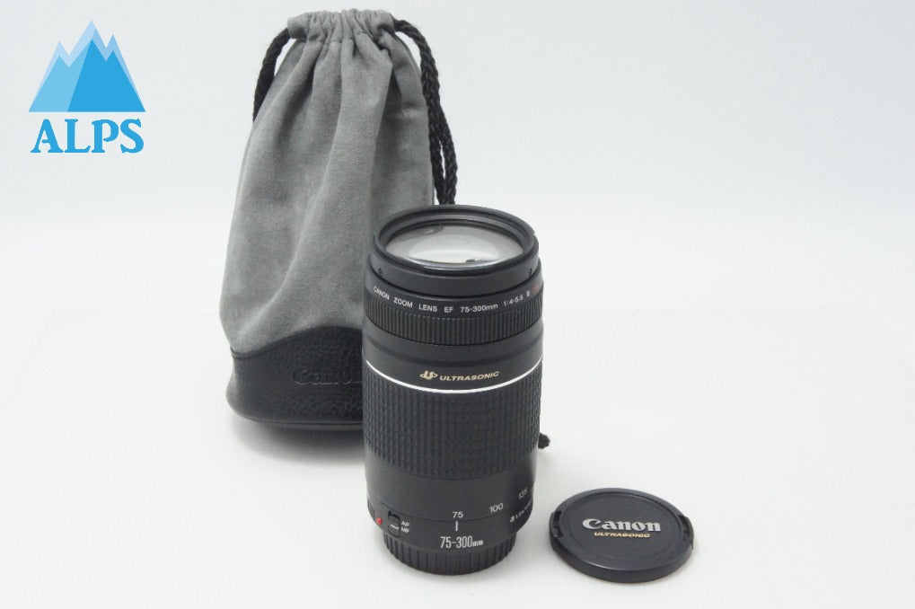 Canon キヤノン EF 75-300mm F4-5.6 III USM フルサイズ ズームレンズ ポーチ付 260710t