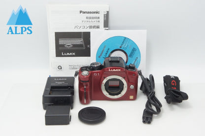 Panasonic パナソニック LUMIX DMC-G1 ボディ ミラーレス一眼カメラ レッド 260710w
