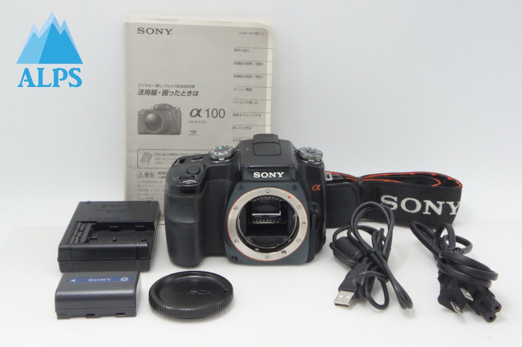 良品 SONY ソニー α100 DSLR-A100 ボディ デジタル一眼レフカメラ 260714ai