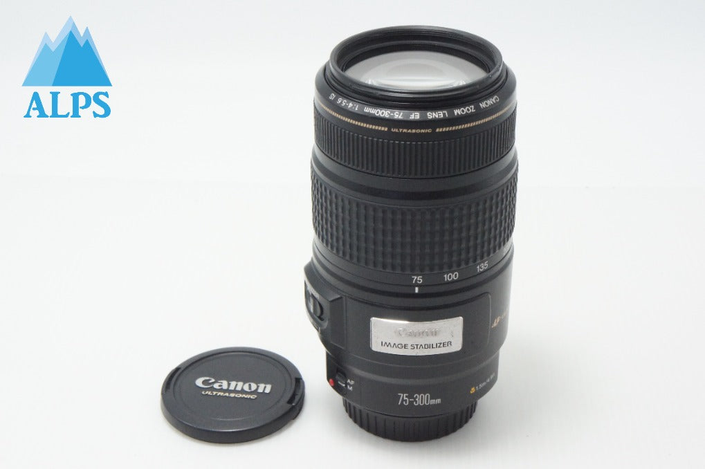 Canon キヤノン EF 75-300mm F4-5.6 IS USM フルサイズ ズームレンズ 260714ak