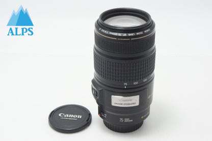 Canon キヤノン EF 75-300mm F4-5.6 IS USM フルサイズ ズームレンズ 260714ak