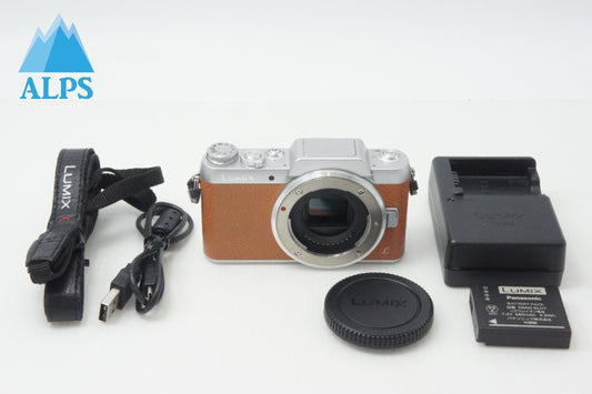 Excellent Condition Panasonic LUMIX DMC-GF7 Body Mirrorless Interchangeable Lens Camera Brown 260714al