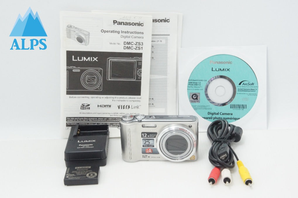 Panasonic パナソニック LUMIX DMC-ZS1 コンパクトデジタルカメラ シルバー 海外モデル 260714am