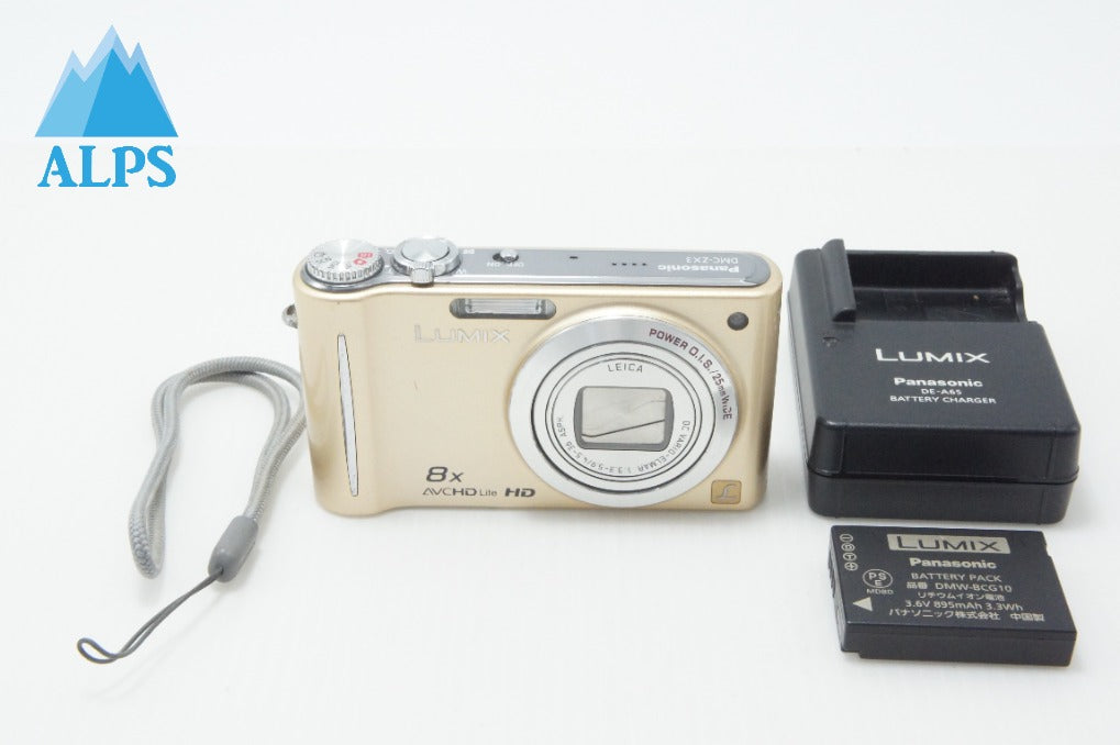 Panasonic パナソニック LUMIX DMC-ZX3 コンパクトデジタルカメラ ゴールド 260714aq