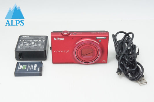 Nikon ニコン COOLPIX S6100 コンパクトデジタルカメラ スーパーレッド 260714av