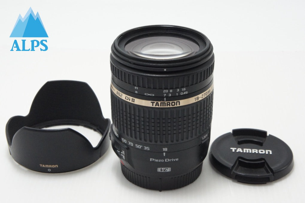 良品 TAMRON タムロン 18-270mm F3.5-6.3 Di II VC PZD B008 Canon EFマウント APS-C ズームレンズ フード付 260717af