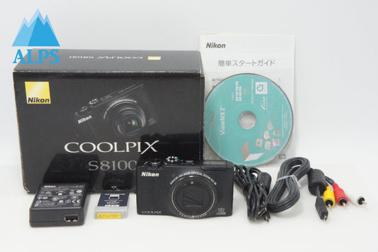 Nikon ニコン COOLPIX S8100 コンパクトデジタルカメラ ブラック 元箱付 260720f