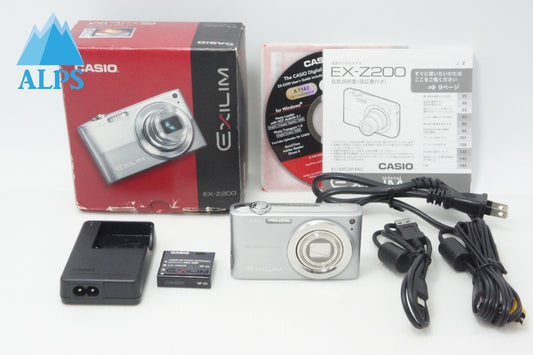 CASIO カシオ EXILIM EX-Z200 コンパクトデジタルカメラ シルバー 元箱付 260722e