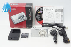 CASIO カシオ EXILIM EX-Z200 コンパクトデジタルカメラ シルバー 元箱付 260722e