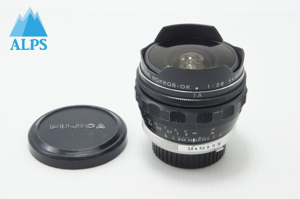 MINOLTA ミノルタ MC FISH-EYE ROKKOR-OK 16mm F2.8 魚眼レンズ SR/MDマウント MF 260722q