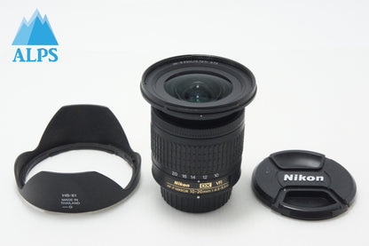 Nikon ニコン AF-P DX NIKKOR 10-20mm F4.5-5.6G VR APS-C ズームレンズ フード付 260722y