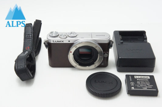 美品 Panasonic パナソニック LUMIX DMC-GM1S ボディ ミラーレス一眼カメラ ブラウン 260723l