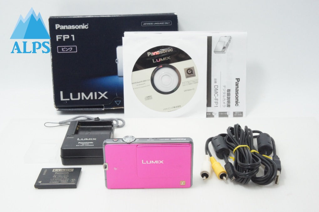 Panasonic パナソニック LUMIX DMC-FP1 コンパクトデジタルカメラ ピンク 元箱付 260724f