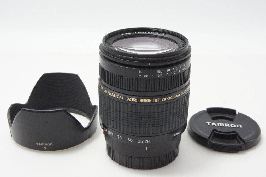 TAMRON AF 28-300mm F3.5-6.3 XR LD Aspherical IF MACRO A06 SONY MINOLTA αマウント ズームレンズ フード付 260624ap