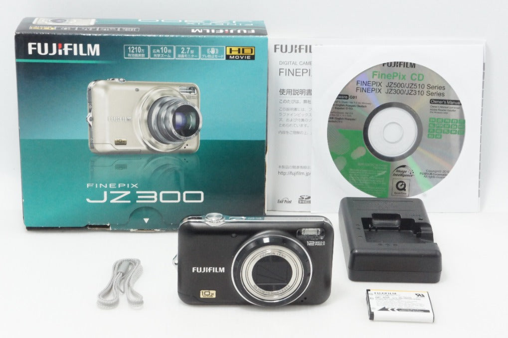 FUJIFILM フジフィルム FinePix JZ300 コンパクトデジタルカメラ ブラック 元箱付 260624af