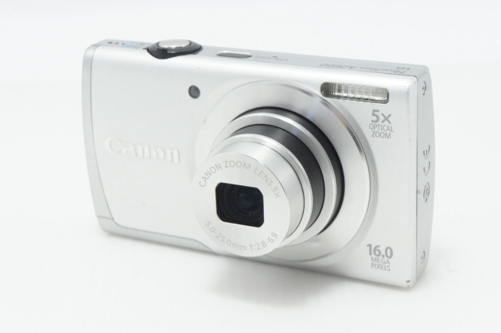 良品 Canon キヤノン PowerShot A2600 コンパクトデジタルカメラ シルバー 260616al