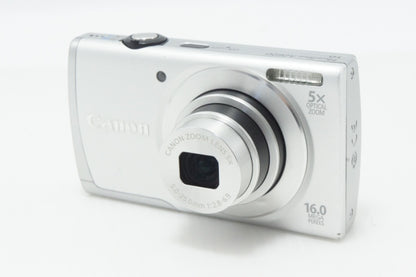 良品 Canon キヤノン PowerShot A2600 コンパクトデジタルカメラ シルバー 260616al