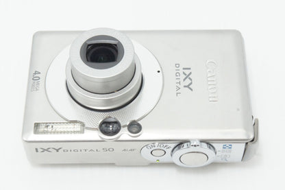 Canon キヤノン IXY DIGITAL 50 コンパクトデジタルカメラ シルバー 260616af
