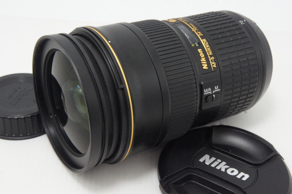 美品 Nikon ニコン AF-S NIKKOR 24-70mm F2.8G ED ズームレンズ フード ケース付 260617e