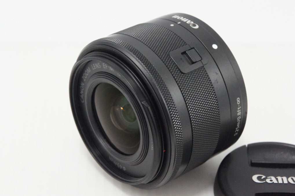 Canon キヤノン EF-M 15-45mm F3.5-6.3 IS STM EF-Mマウント ズームレンズ ブラック 260616v