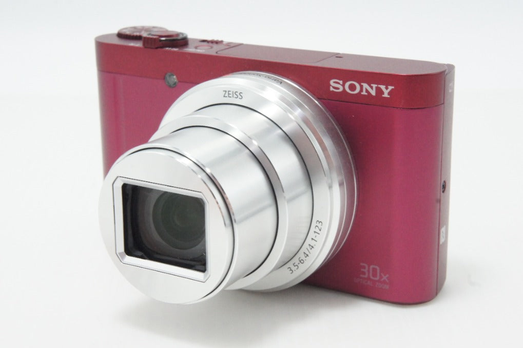 良品 SONY ソニー Cyber-shot DSC-WX500 コンパクトデジタルカメラ レッド 元箱付 260618k