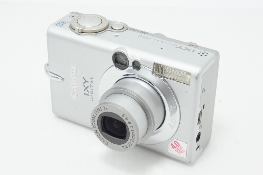 良品 Canon キヤノン IXY DIGITAL 400 コンパクトデジタルカメラ シルバー 260618o