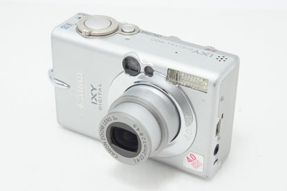良品 Canon キヤノン IXY DIGITAL 400 コンパクトデジタルカメラ シルバー 260618o