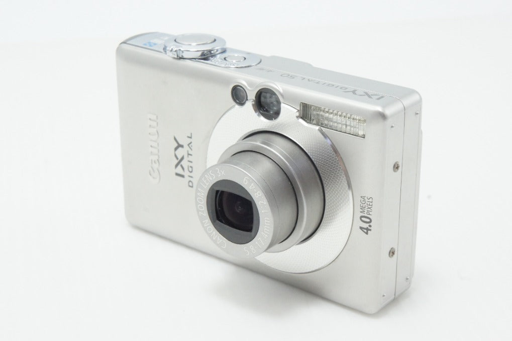 Canon キヤノン IXY DIGITAL 50 コンパクトデジタルカメラ シルバー 260618n