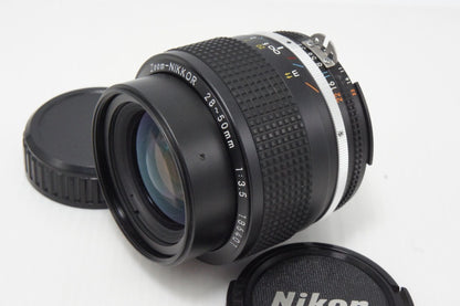 美品 Nikon ニコン Ai-S Zoom Nikkor 28-50mm F3.5 MF ズームレンズ 260618an