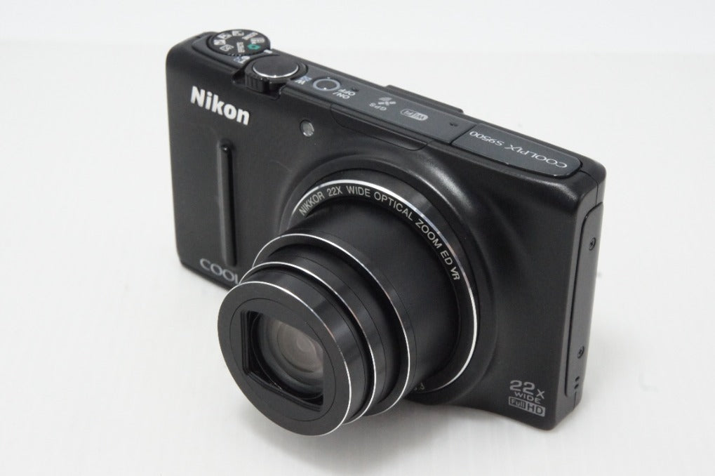 良品 Nikon ニコン COOLPIX S9500 コンパクトデジタルカメラ ブラック