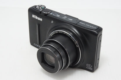 良品 Nikon ニコン COOLPIX S9500 コンパクトデジタルカメラ ブラック 260615g