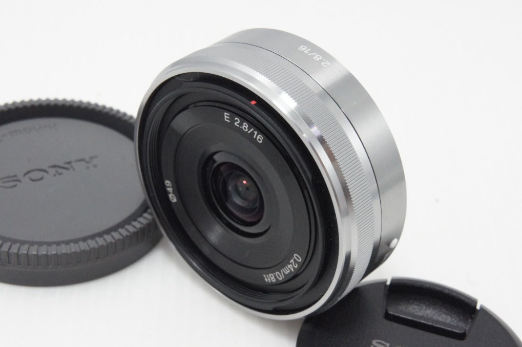 美品 SONY ソニー E 16mm F2.8 SEL16F28 Eマウント APS-C 単焦点レンズ