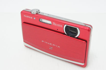 美品 FUJIFILM フジフィルム FinePix Z90 コンパクトデジタルカメラ レッド 元箱付 260620d