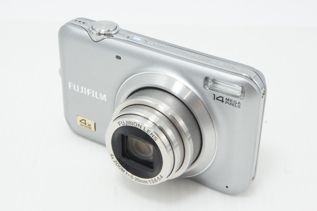 美品 FUJIFILM フジフィルム FinePix JX180 コンパクトデジタルカメラ シルバー 元箱付 260620r