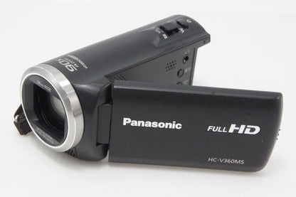 美品 Panasonic パナソニック HC-V360MS デジタルビデオカメラ ブラック 260619j