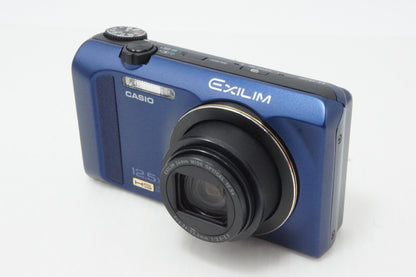 Excellent condition CASIO HIGH SPEED EXILIM EX-ZR200 Compact Digital Camera Blue 260619t