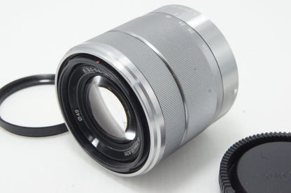 SONY ソニー E 18-55mm F3.5-5.6 OSS SEL1855 シルバー Eマウント APS-C ズームレンズ 260619q