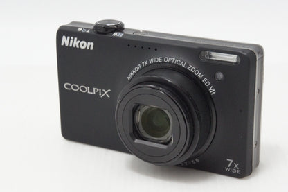 Nikon ニコン COOLPIX S6000 コンパクトデジタルカメラ ノーブルブラック 元箱付 260616aj