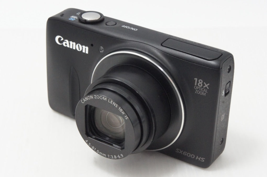 美品 Canon キヤノン PowerShot SX600 HS コンパクトデジタルカメラ ブラック 260624at