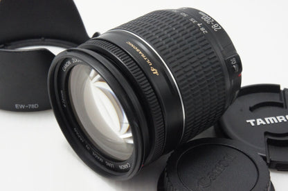 Canon キヤノン EF 28-200mm F3.5-5.6 USM フルサイズ ズームレンズ フード ポーチ付 260624bd