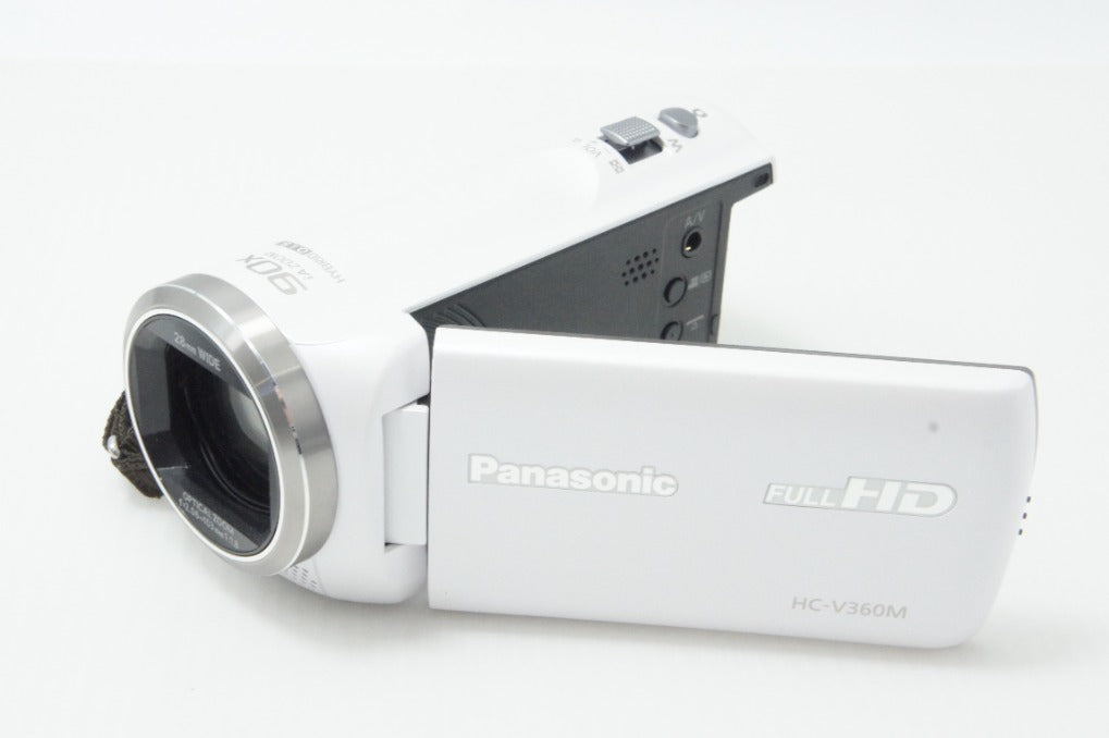 美品 Panasonic パナソニック デジタルハイビジョンビデオカメラ HC-V360M ホワイト 260624ay