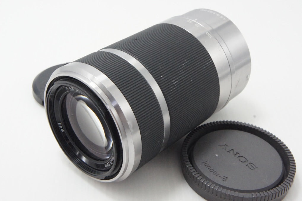 SONY ソニー E 55-210mm F4.5-6.3 OSS SEL55210 Eマウント APS-C ズームレンズ シルバー 260624bo【アルプスカメラ】