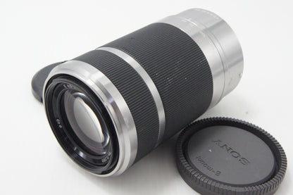 SONY ソニー E 55-210mm F4.5-6.3 OSS SEL55210 Eマウント APS-C ズームレンズ シルバー 260624bo【アルプスカメラ】
